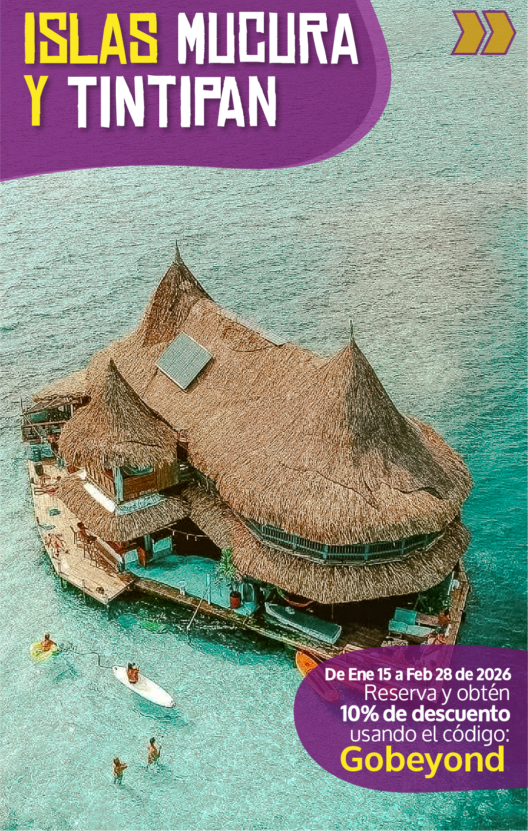 Beyond Colombia Tours | Tour: Day Trip to Múcura and Tintipan Islands at San Bernardo Archipelago