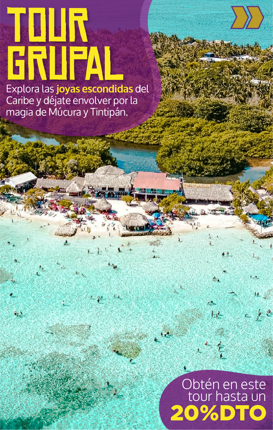 Beyond Colombia Tours | Tour: Day Trip to Múcura and Tintipan Islands at San Bernardo Archipelago