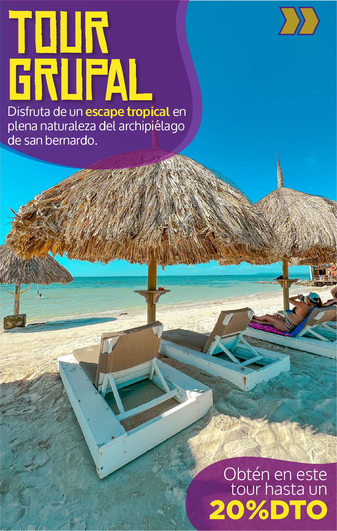 Beyond Colombia Tours | Tour: Isla Palma Day Trip in Archipelago of San Bernardo