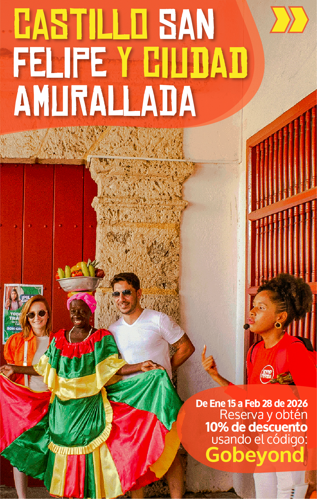 Beyond Colombia Tours | Tour: San Felipe Fortress & Walled Old City Tour