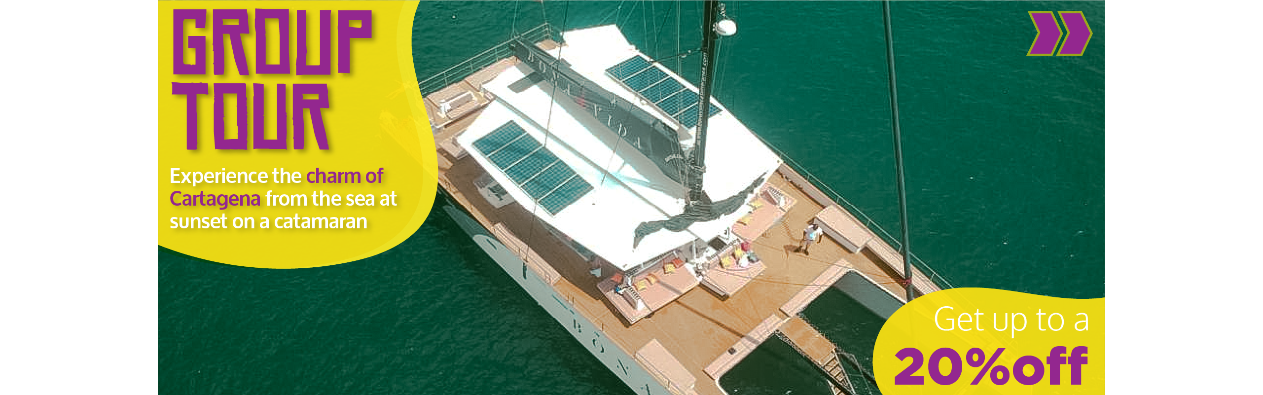 Beyond Colombia Tours | Tour: Catamaran Sunset Open Bar Tour in Cartagena