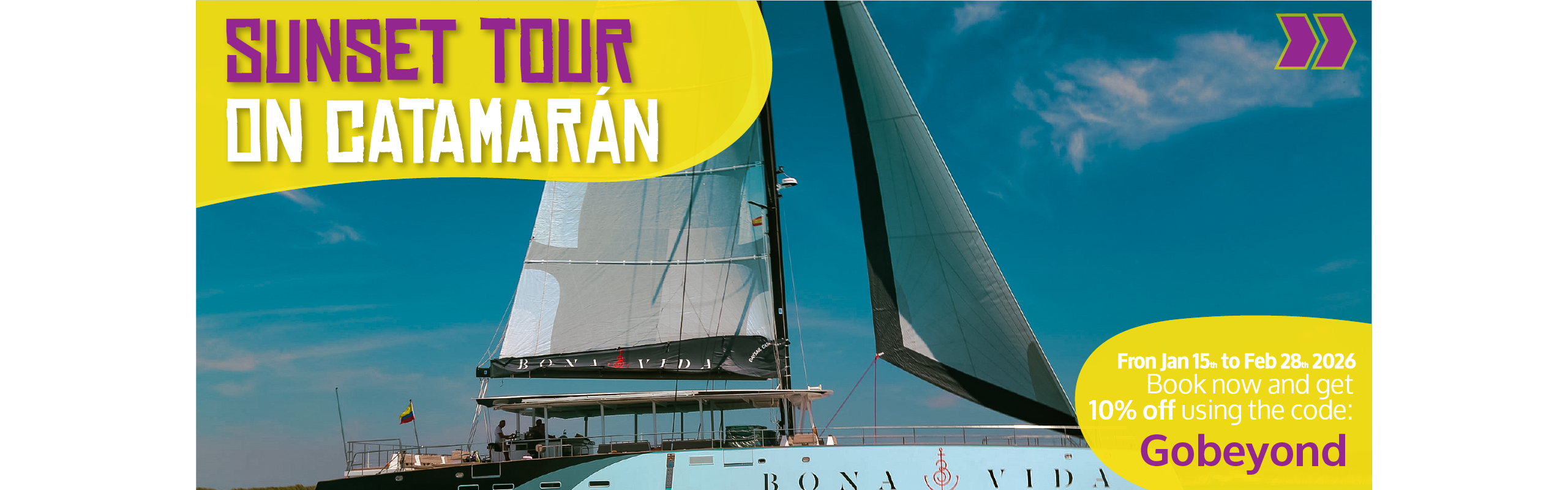 Beyond Colombia Tours | Tour: Catamaran Sunset Open Bar Tour in Cartagena