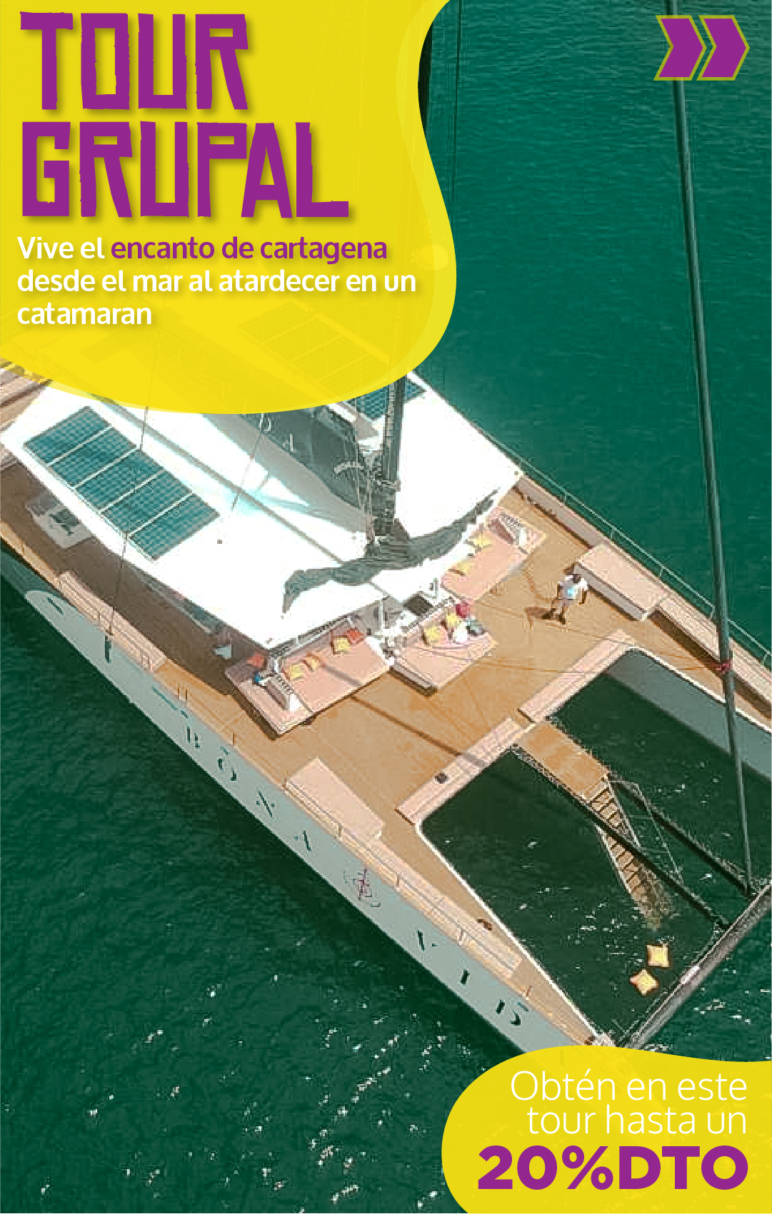 Beyond Colombia Tours | Tour: Catamaran Sunset Open Bar Tour in Cartagena