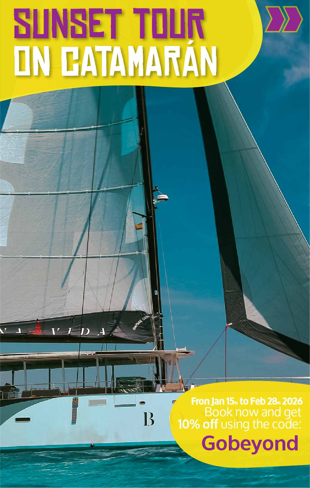 Beyond Colombia Tours | Tour: Catamaran Sunset Open Bar Tour in Cartagena