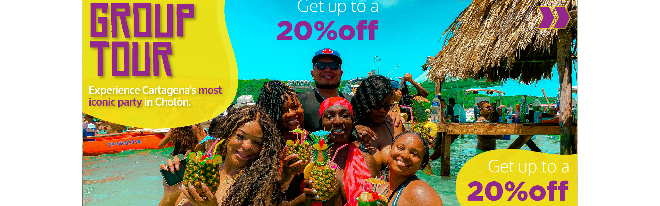 Beyond Colombia Tours | Tour: "Forever Cholón" Party Island Experience