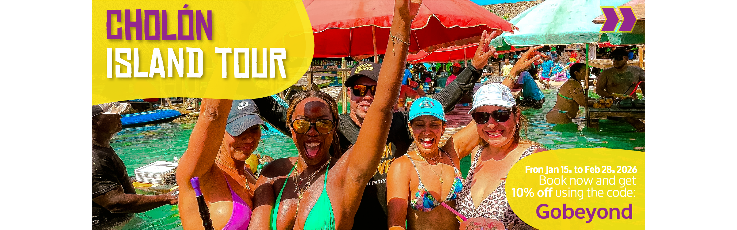 Beyond Colombia Tours | Tour: "Forever Cholón" Party Island Experience