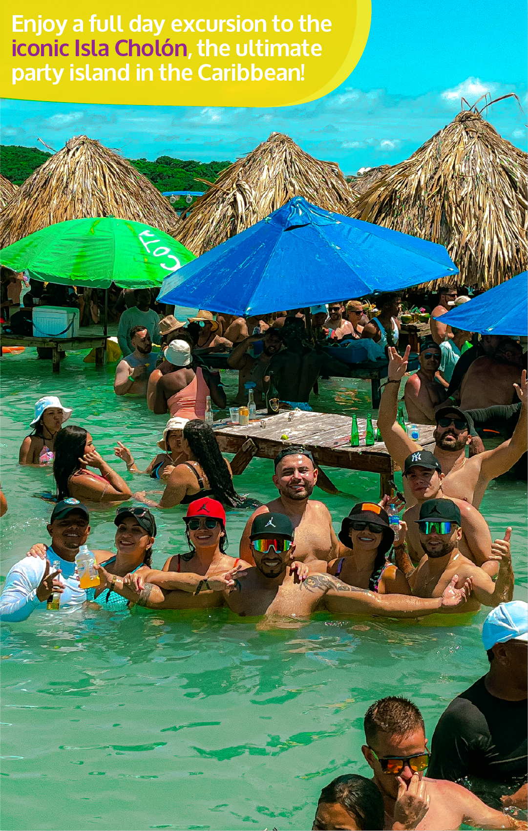 Beyond Colombia Tours | Tour: "Forever Cholón" Party Island Experience