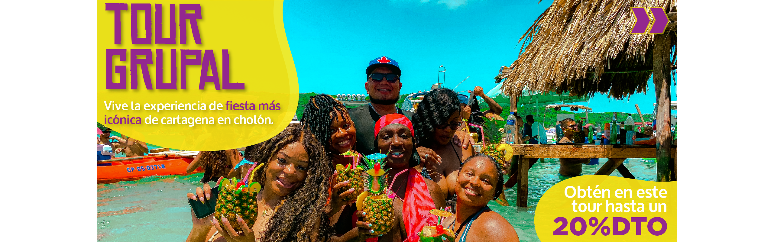 Beyond Colombia Tours | Tour: Experiencia "Forever Cholón" Isla de Fiesta