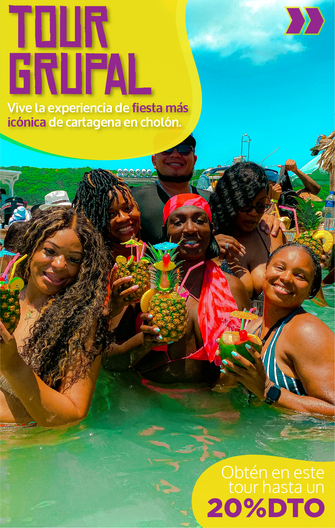 Beyond Colombia Tours | Tour: "Forever Cholón" Party Island Experience