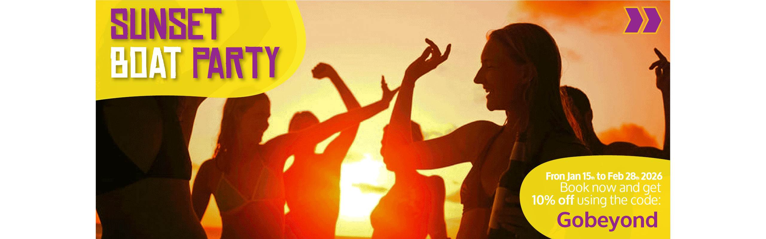 Beyond Colombia Tours | Tour: Sunset & Night Boat Party at Cartagena's Bay