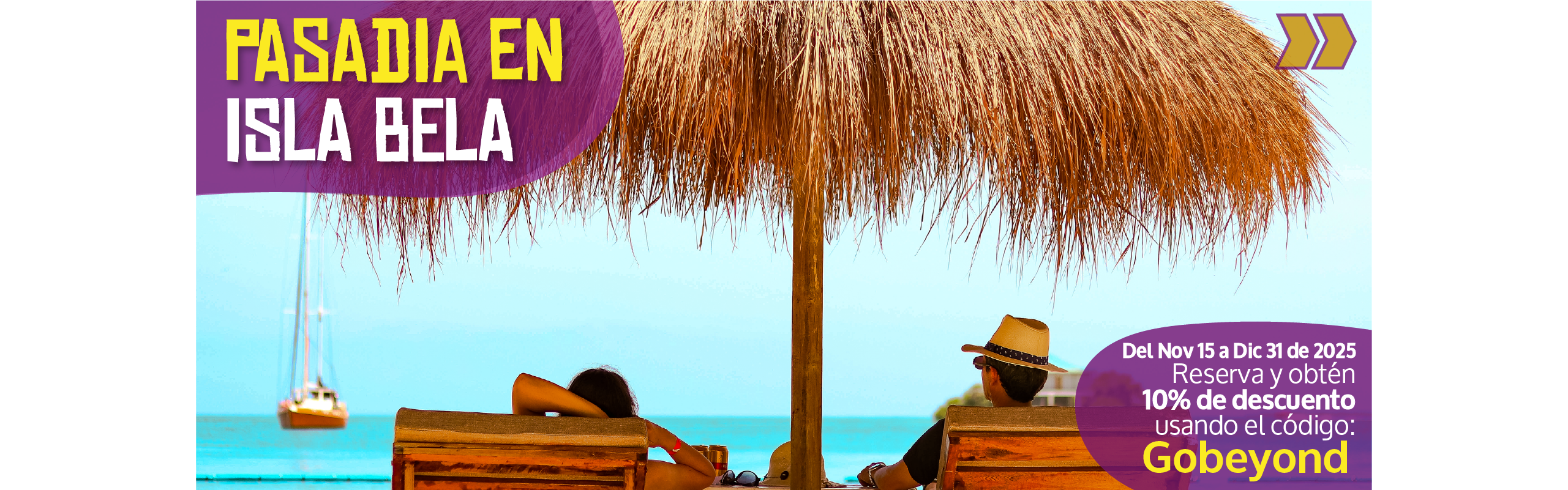 Beyond Colombia Tours | Tour: Pasadía en Isla Bela OPEN BAR en Islas del Rosario