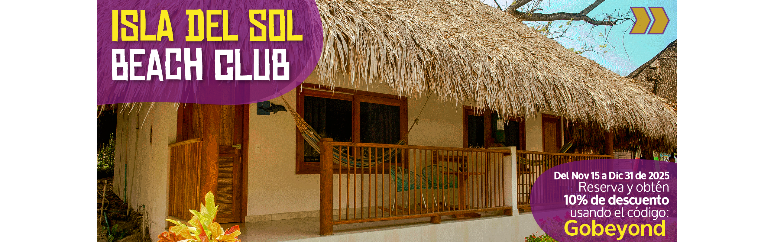 Beyond Colombia Tours | Tour: Pasadía Isla del Sol Club de Playa