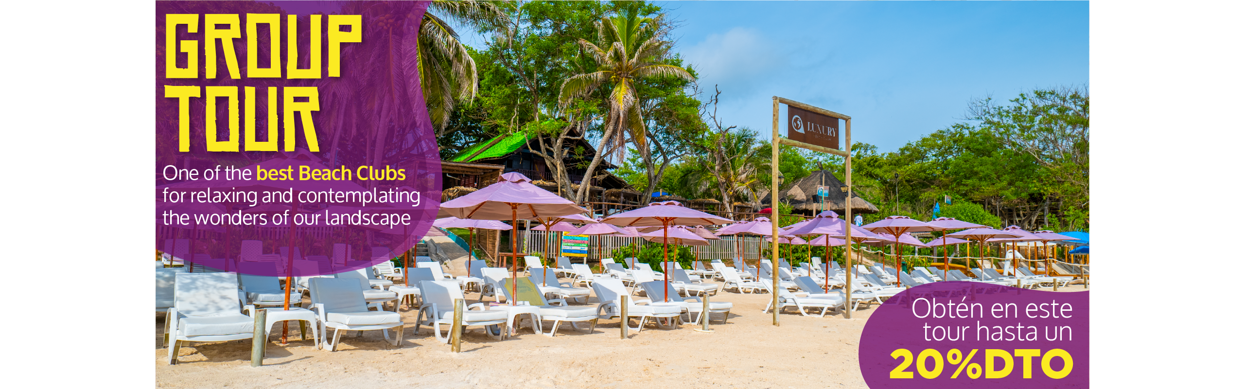 Beyond Colombia Tours | Tour: Luxury Beach Open Bar at Rosario Islands Day Trip