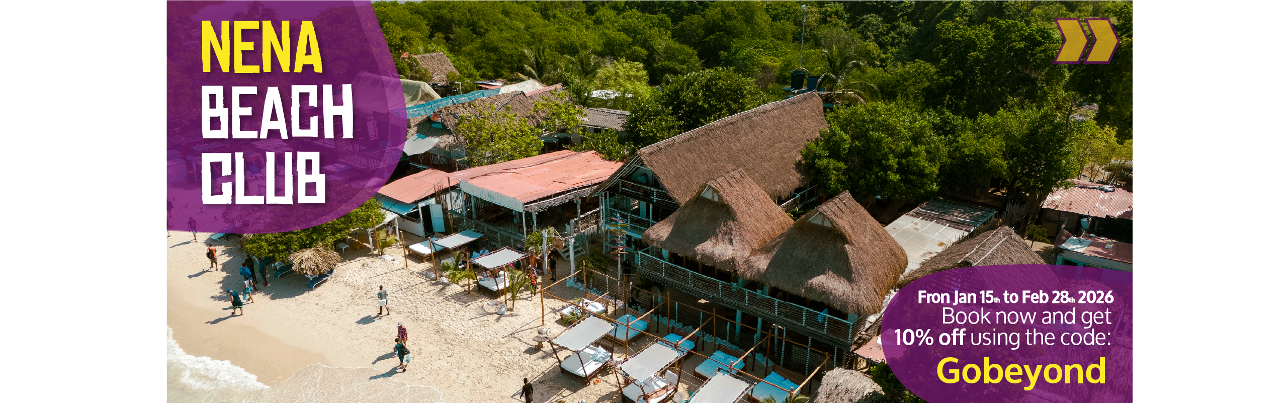 Beyond Colombia Tours | Tour: Nena Beach Club Day Trip in Barú (Playa Blanca)