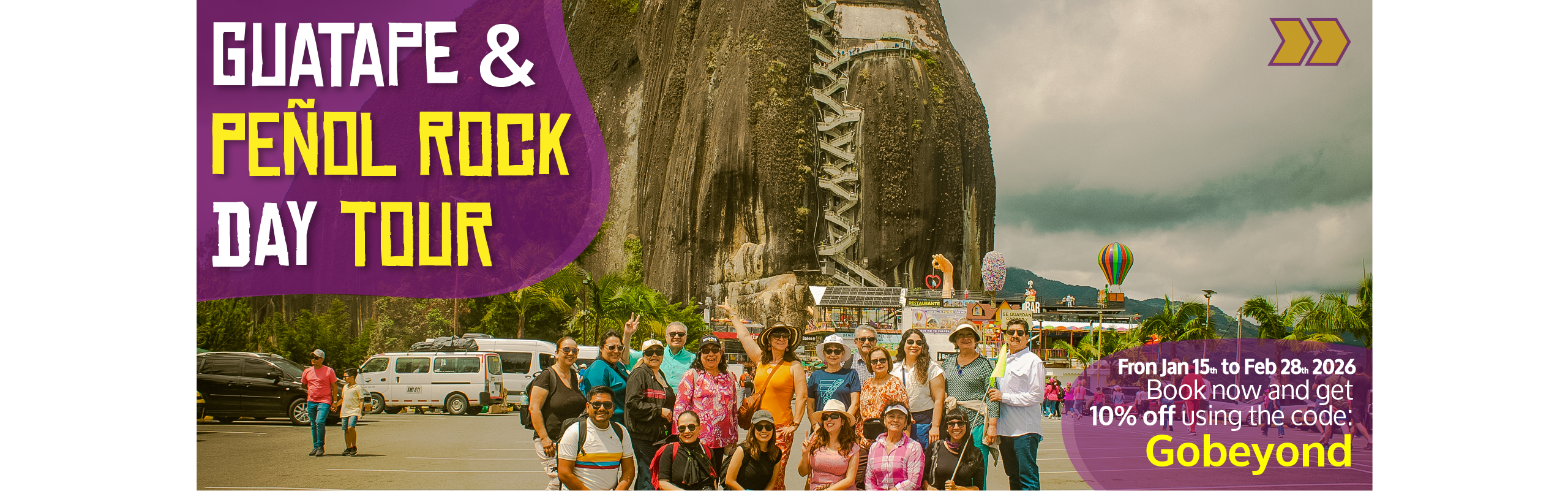 Beyond Colombia Tours | Tour: Guatape & Peñol Rock Day Tour
