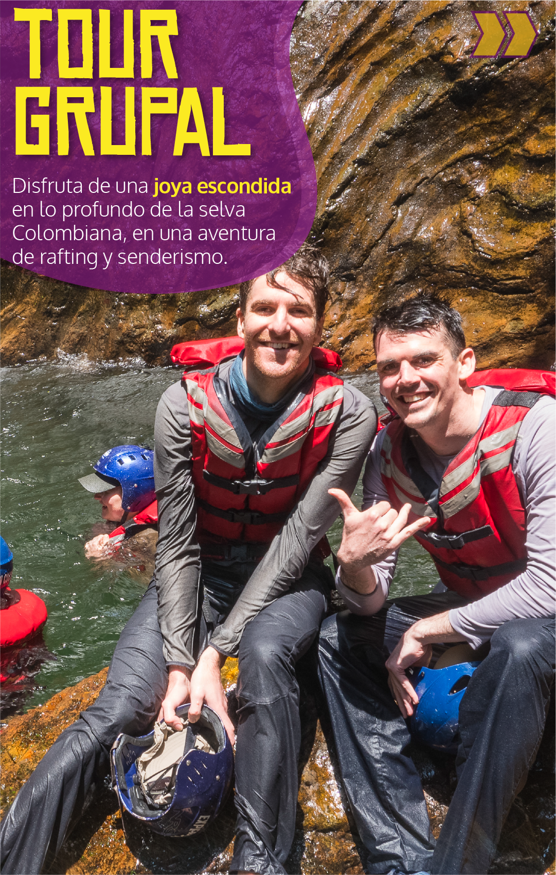 Beyond Colombia Tours | Tour: Rio Verde Jungle Rafting and Trekking Adventure
