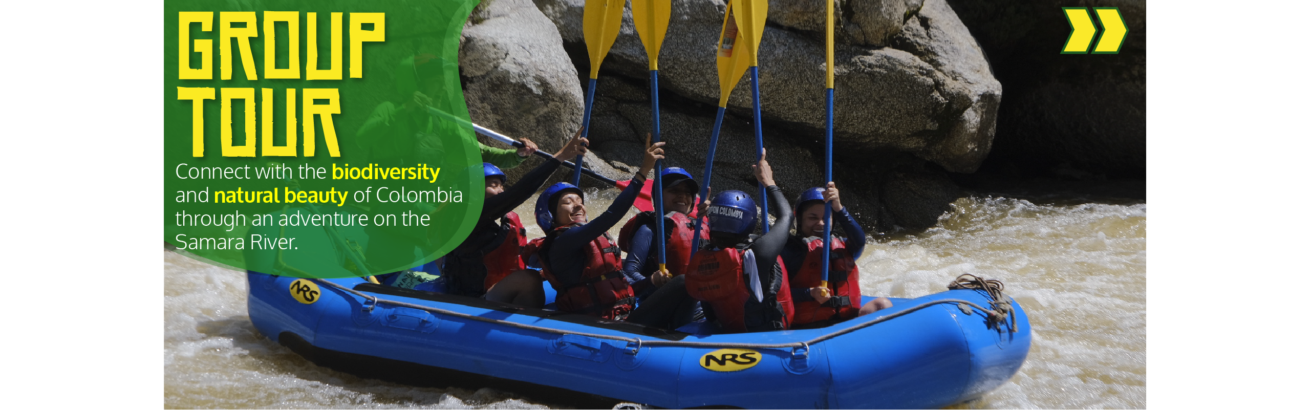Beyond Colombia Tours | Tour: Rafting Experience at Calderas River