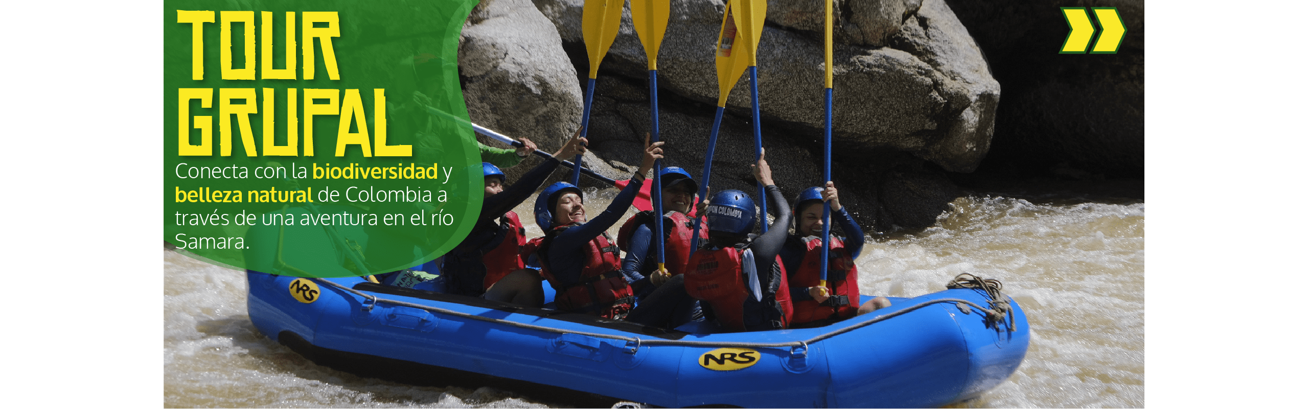 Beyond Colombia Tours | Tour: Experiencia de Rafting en el Río Calderas