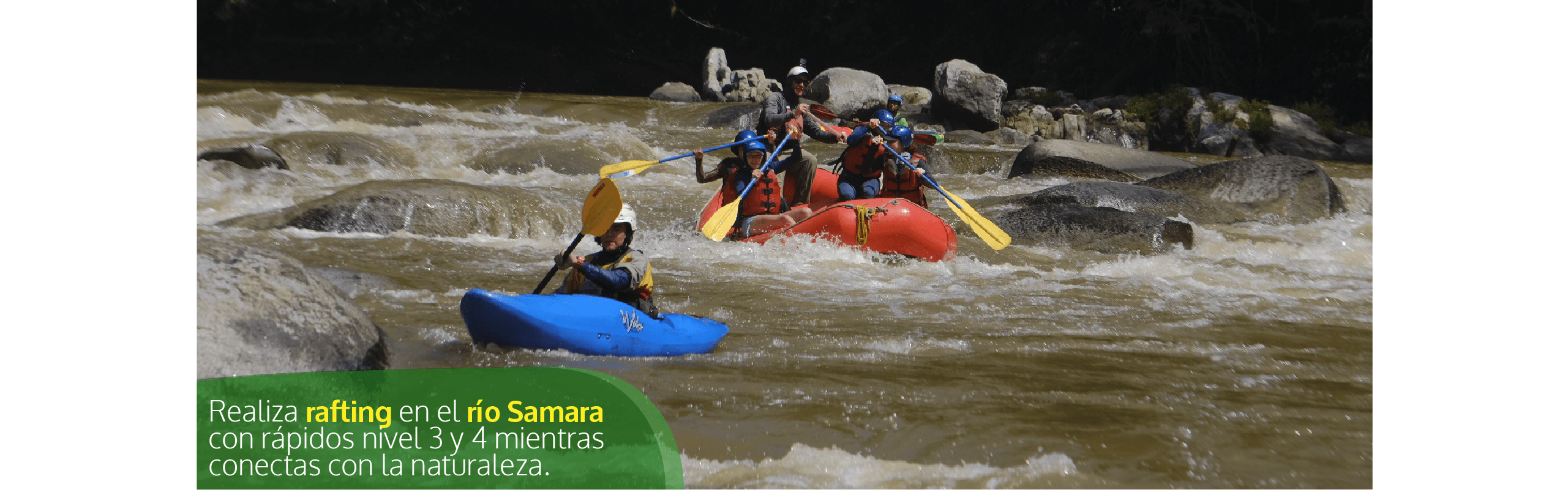 Beyond Colombia Tours | Tour: Experiencia de Rafting en el Río Calderas
