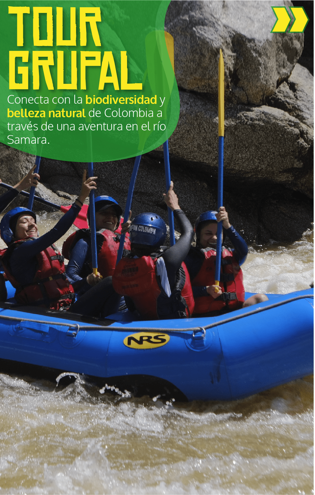 Beyond Colombia Tours | Tour: Rafting Experience at Calderas River