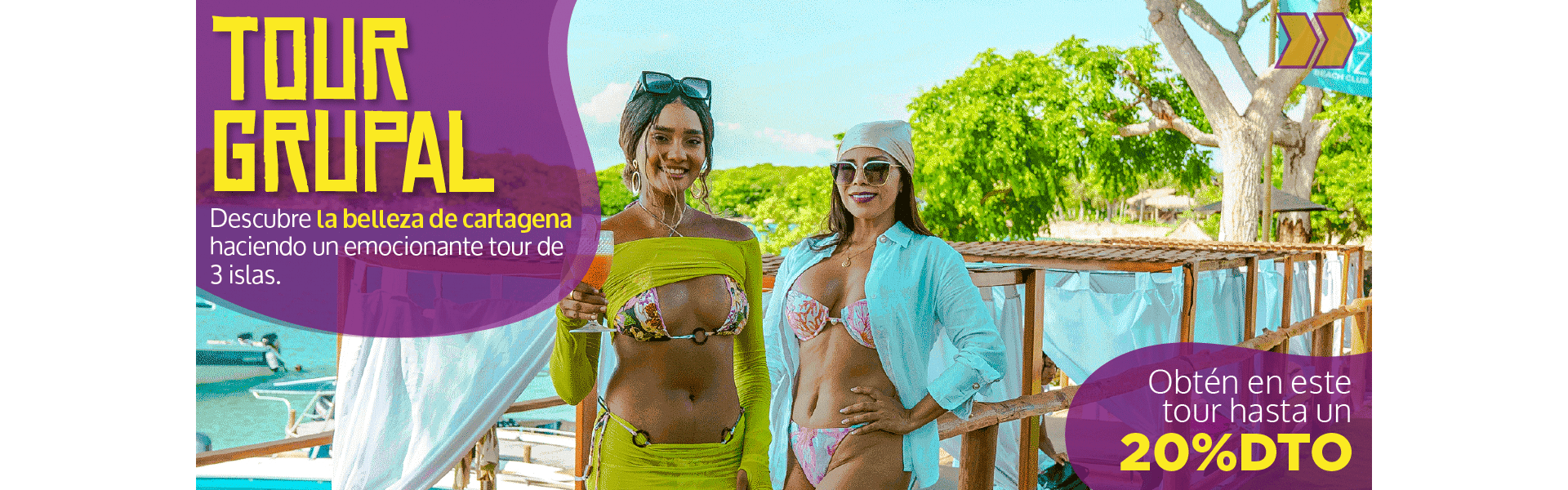 Beyond Colombia Tours | Tour: 3 Islas del Rosario Day Tour