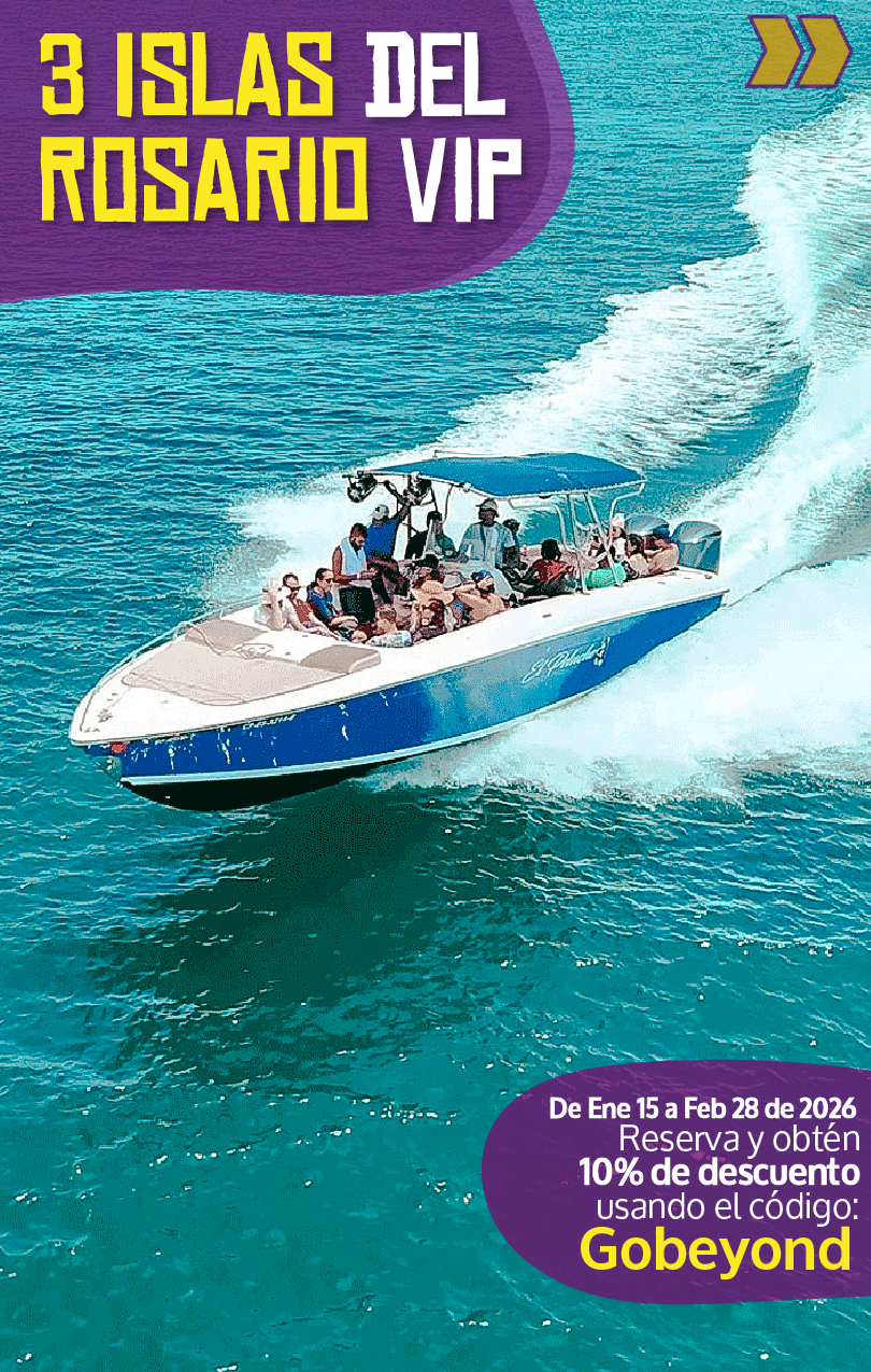 Beyond Colombia Tours | Tour: 3 Rosario Islands Day Tour