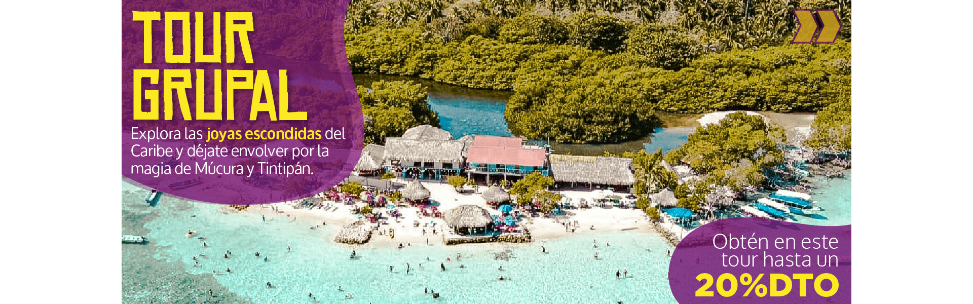 Beyond Colombia Tours | Tour: Pasadía en Islas Múcura y Tintipan en Archipiélago de San Bernardo