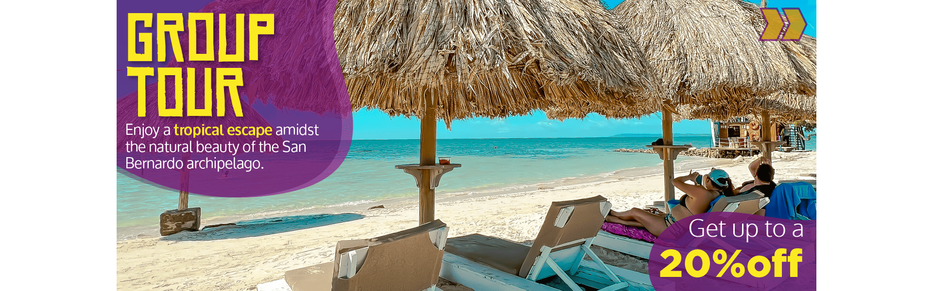 Beyond Colombia Tours | Tour: Isla Palma Day Trip in Archipelago of San Bernardo