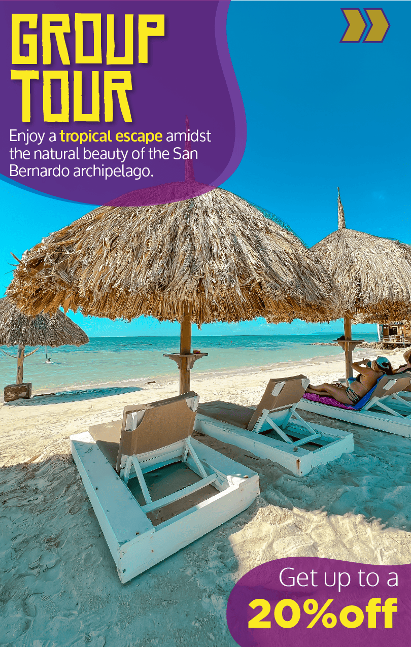 Beyond Colombia Tours | Tour: Isla Palma Day Trip in Archipelago of San Bernardo