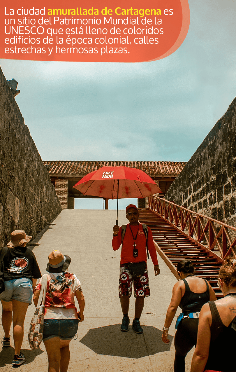 Beyond Colombia Tours | Tour: San Felipe Fortress & Walled Old City Tour
