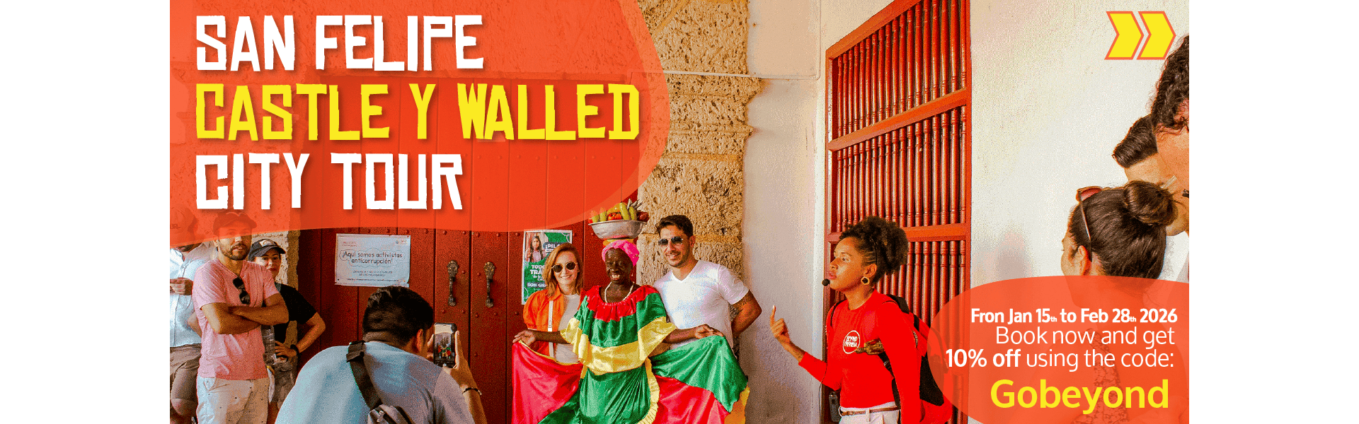 Beyond Colombia Tours | Tour: San Felipe Fortress & Walled Old City Tour