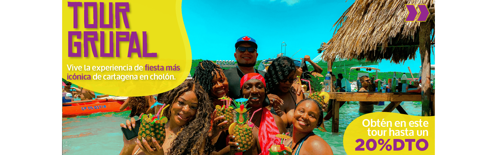 Beyond Colombia Tours | Tour: Experiencia "Forever Cholón" Isla de Fiesta