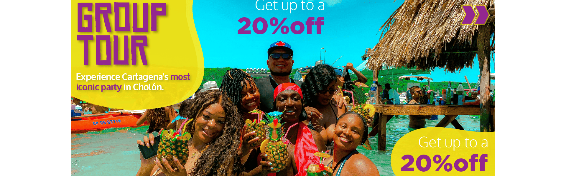 Beyond Colombia Tours | Tour: "Forever Cholón" Party Island Experience