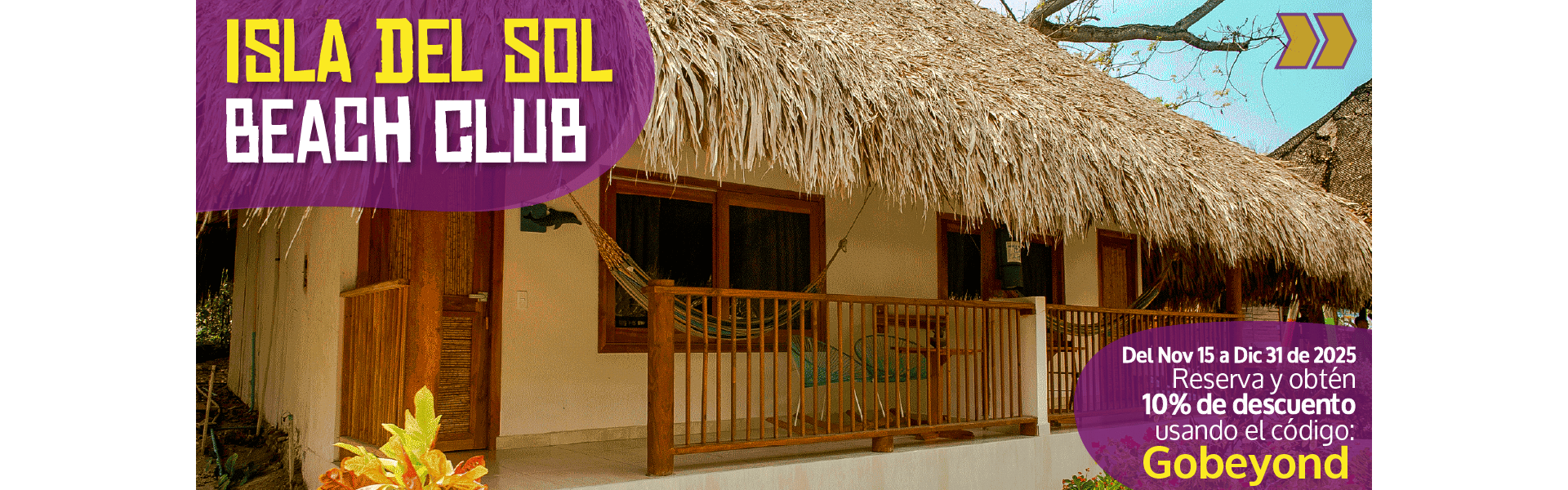 Beyond Colombia Tours | Tour: Pasadía Isla del Sol Club de Playa