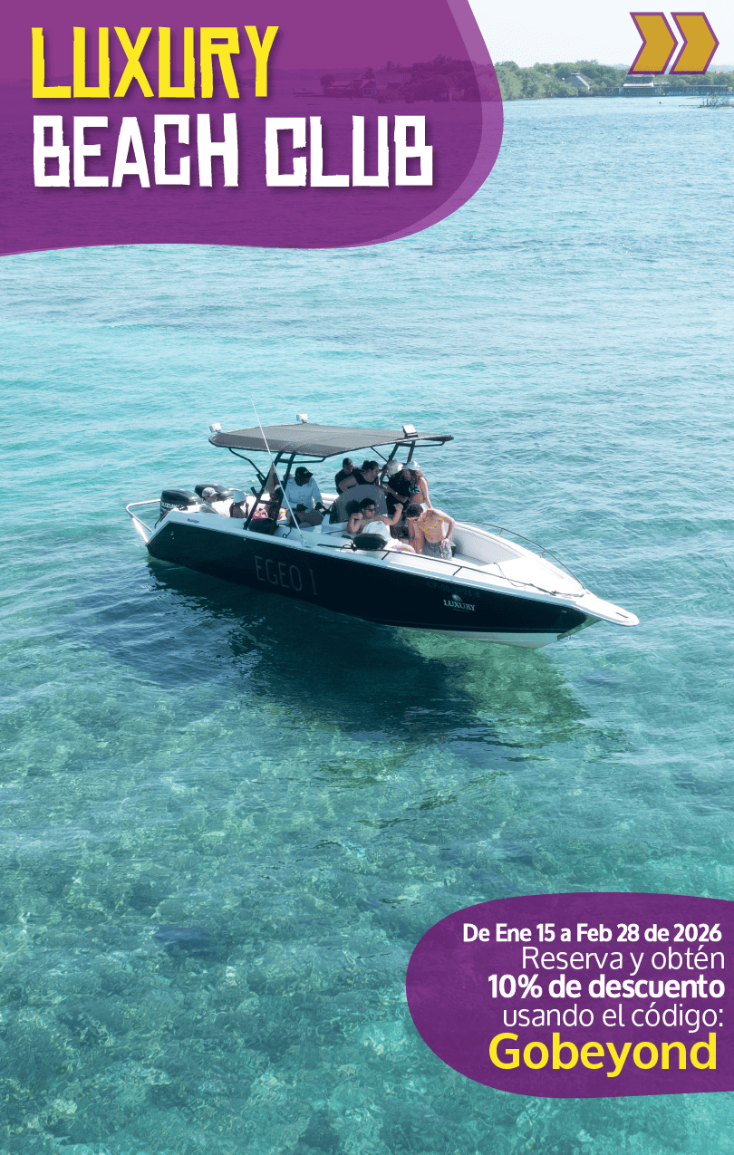 Beyond Colombia Tours | Tour: Luxury Beach Open Bar at Rosario Islands Day Trip