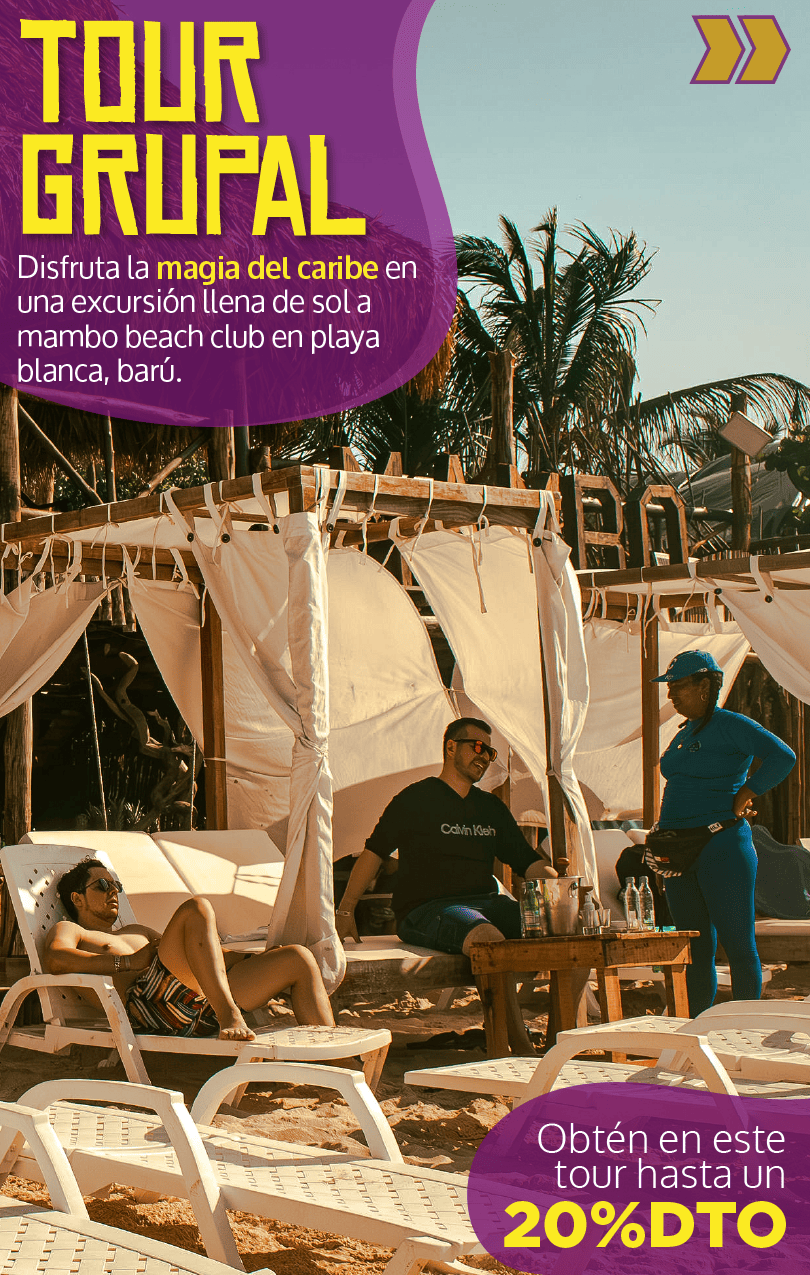 Beyond Colombia Tours | Tour: Mambo Beach Club Day Trip at Barú Island