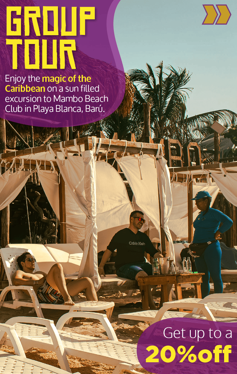 Beyond Colombia Tours | Tour: Mambo Beach Club Day Trip at Barú Island