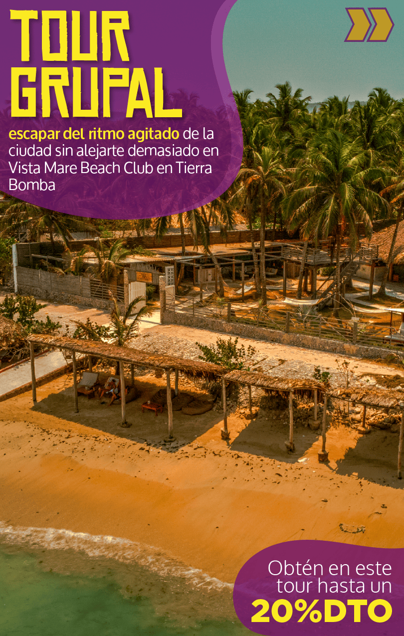 Beyond Colombia Tours | Tour: Vista Mare Beach Club Day Trip in Tierra Bomba