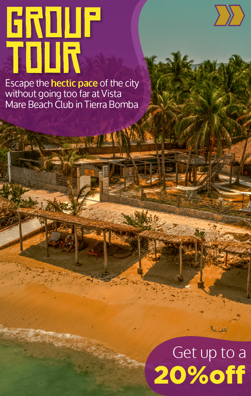 Beyond Colombia Tours | Tour: Vista Mare Beach Club Day Trip in Tierra Bomba