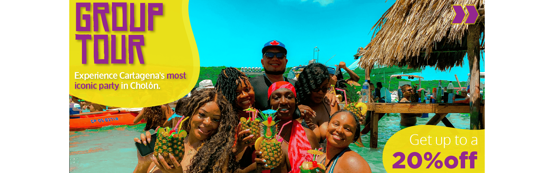 Beyond Colombia Tours | Tour: "Forever Cholón" Party Island Experience