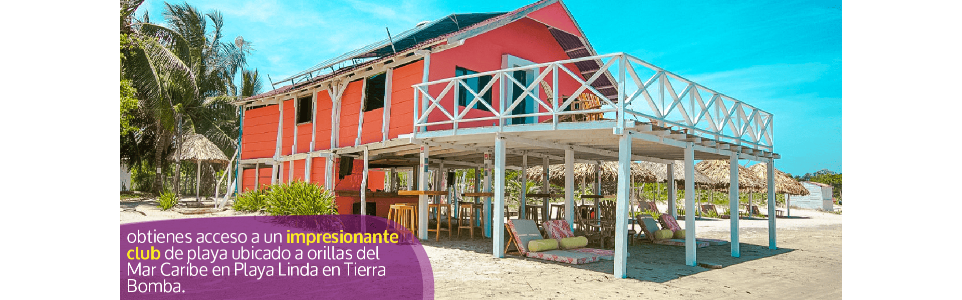 Beyond Colombia Tours | Tour: Pasadía en Amare Beach en Tierrabomba