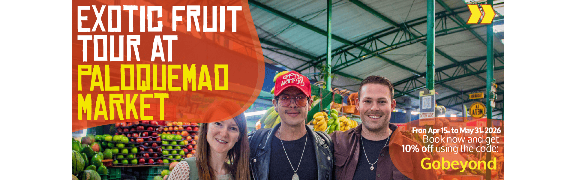 Beyond Colombia Tours | Tour: Exotic Fruit Tour at Paloquemao Market
