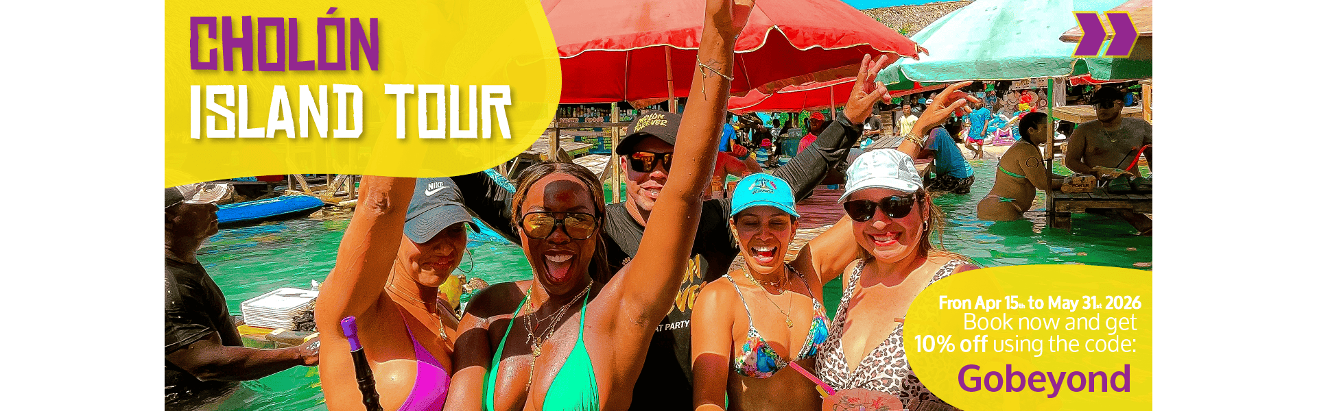 Beyond Colombia Tours | Tour: "Forever Cholón" Party Island Experience