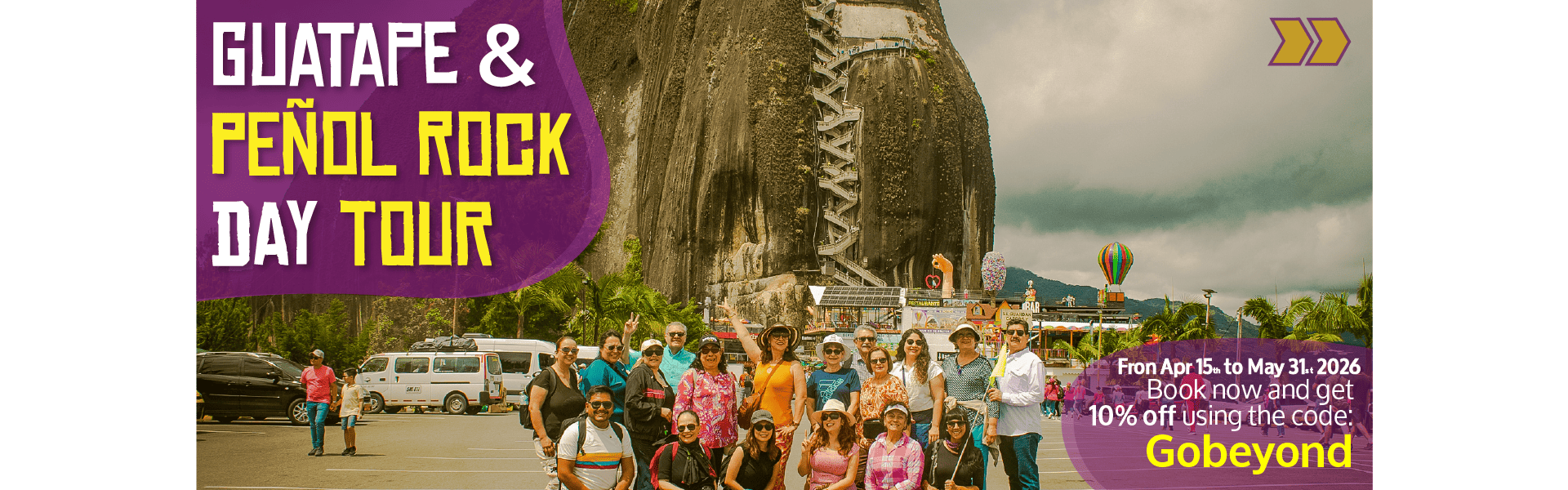 Beyond Colombia Tours | Tour: Guatape & Peñol Rock Day Tour
