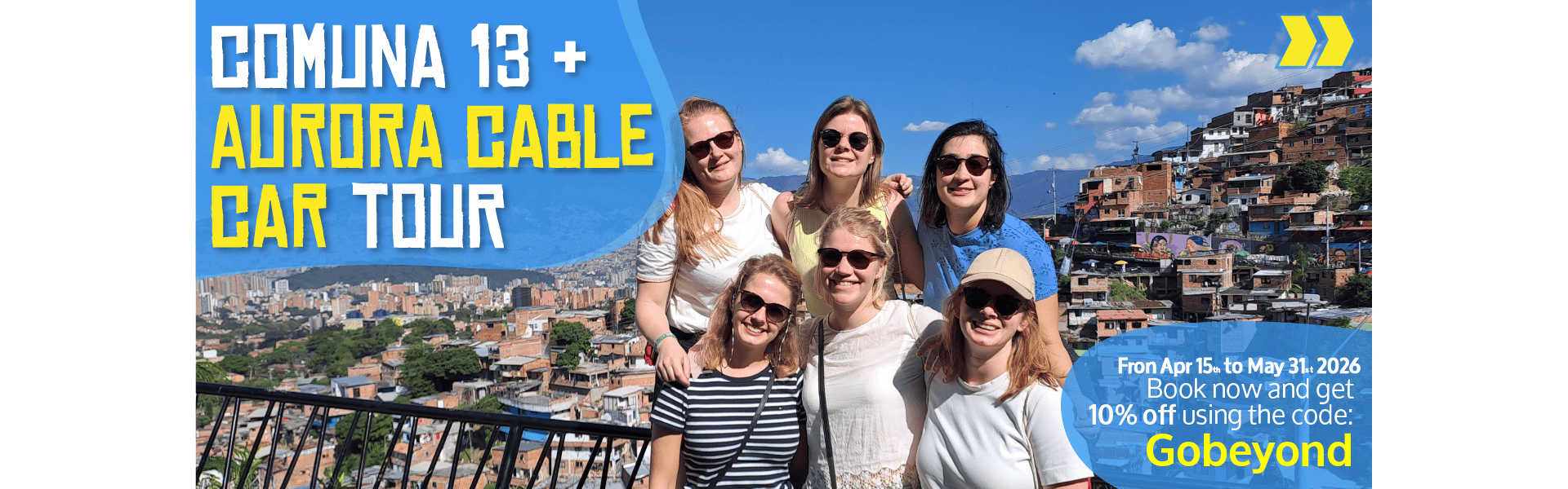 Beyond Colombia Tours | Tour: Comuna 13 & Aurora Cable Car Tour