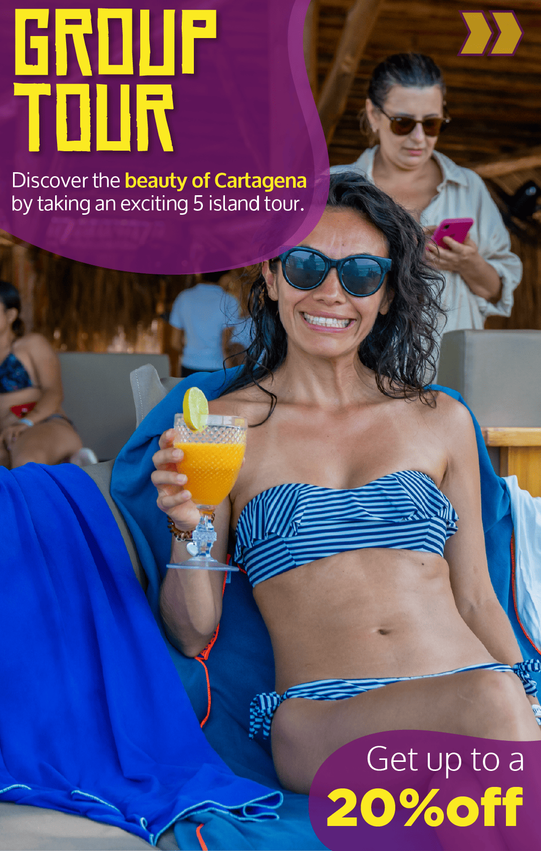 Beyond Colombia Tours | Tour: 4 Rosario Islands Day Tour