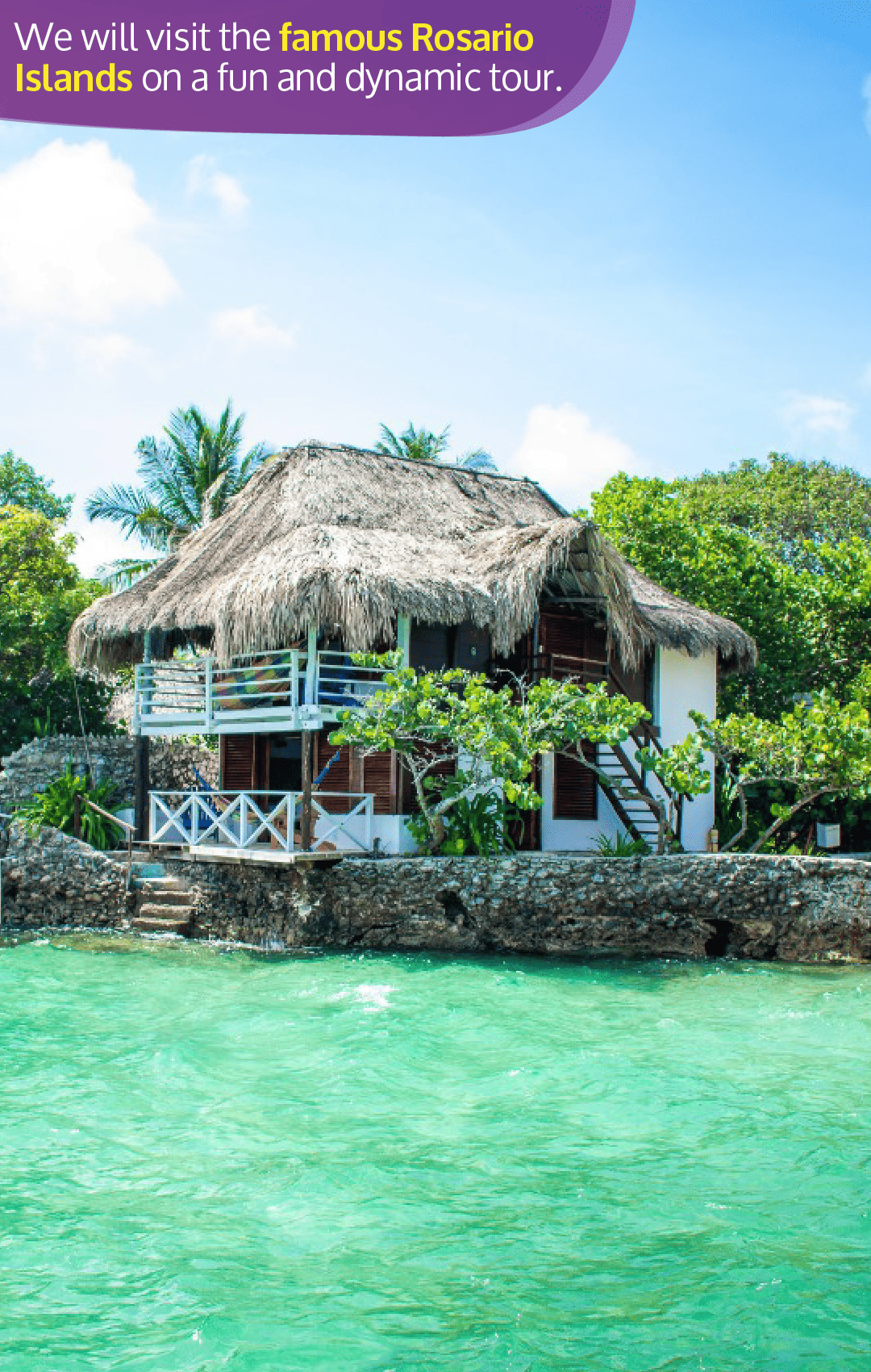 Beyond Colombia Tours | Tour: 4 Rosario Islands Day Tour