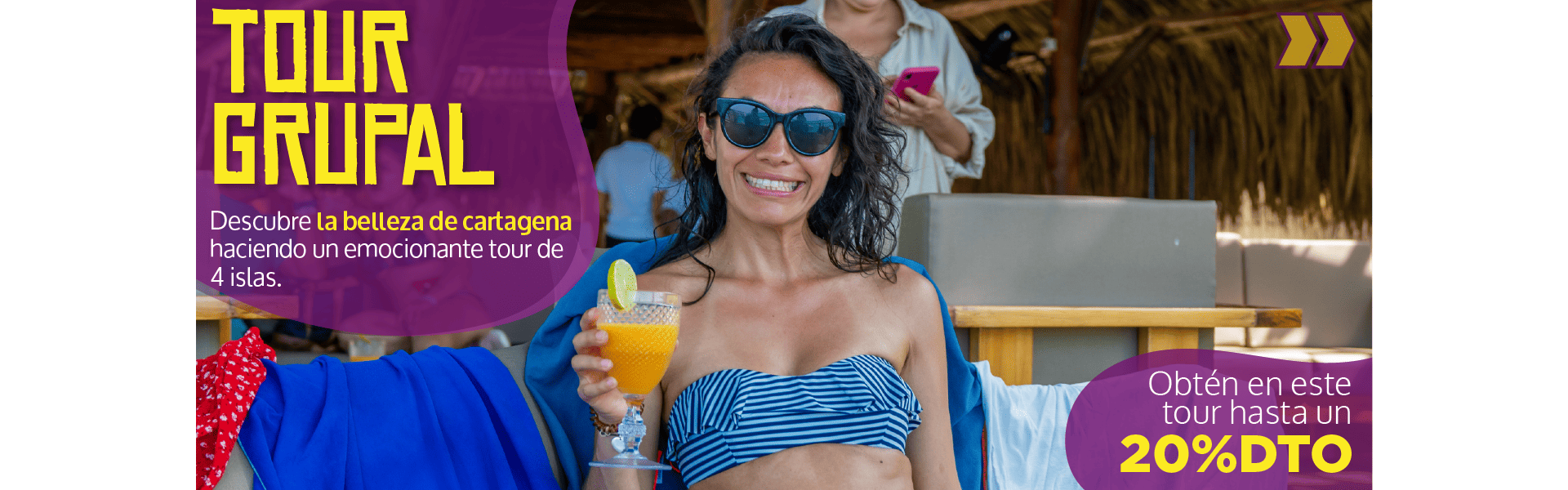 Beyond Colombia Tours | Tour: 4 Islas del Rosario Day Tour