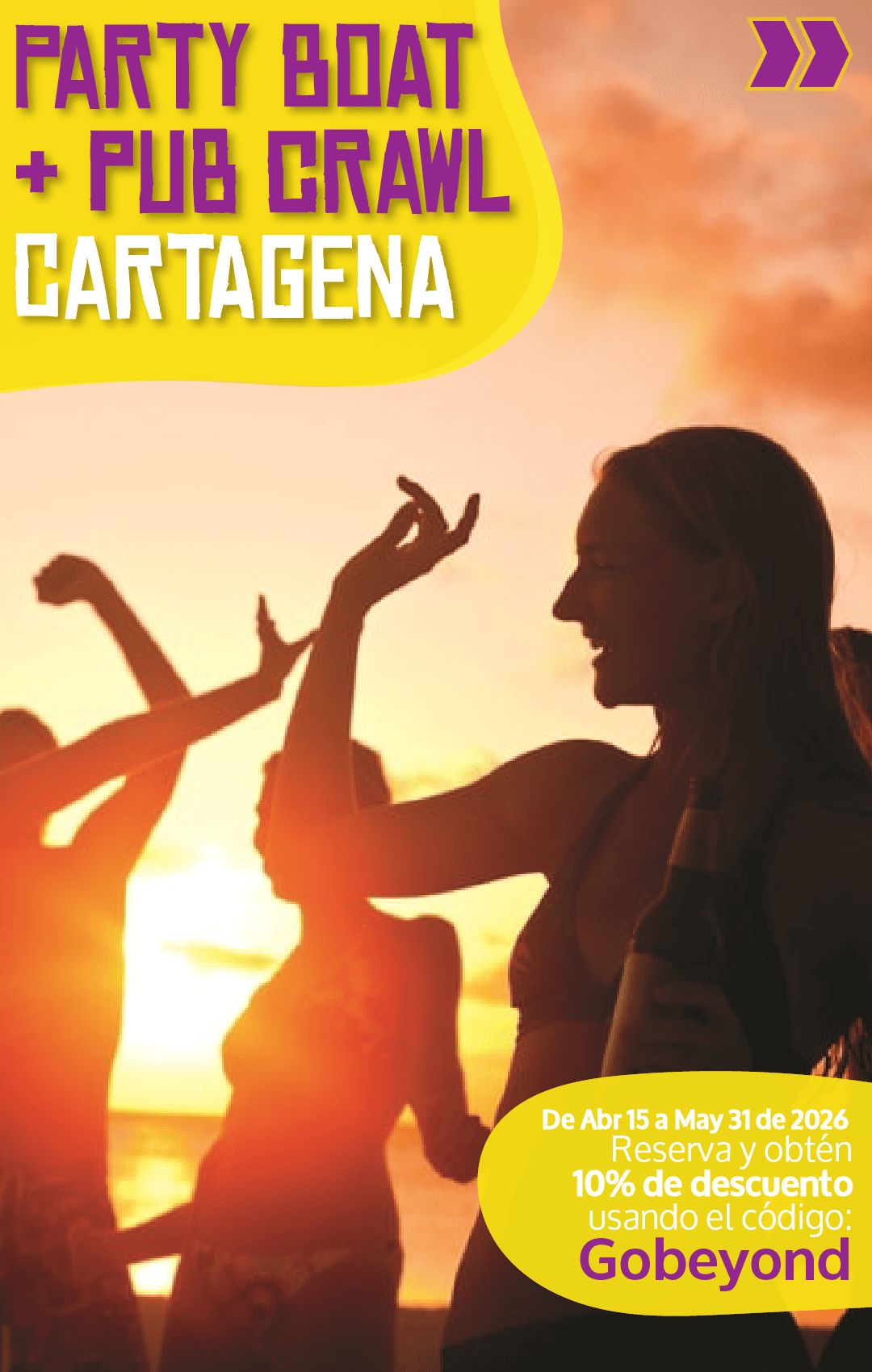 Beyond Colombia Tours | Tour: Ultimate Party Combo: Cartagena's Bay Boat Party & Local Pub Crawl