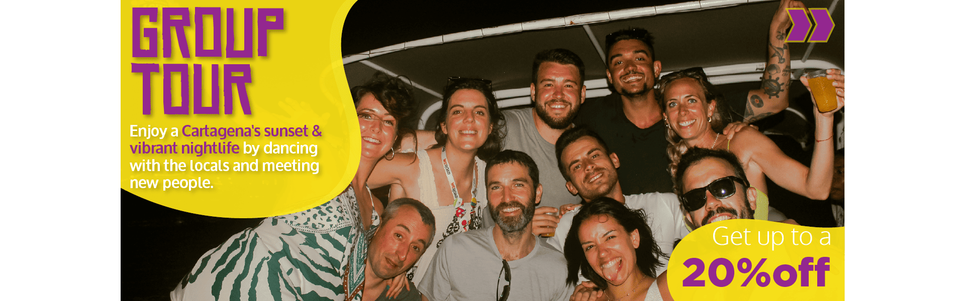 Beyond Colombia Tours | Tour: Ultimate Party Combo: Cartagena's Bay Boat Party & Local Pub Crawl